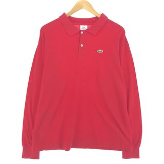 ラコステ(LACOSTE)の古着 00年代 ラコステ LACOSTE フランス企画 長袖 ポロシャツ 4 メンズM /eaa440028(ポロシャツ)