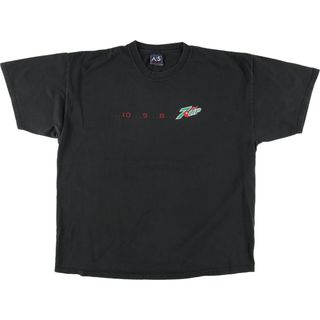 古着 00年代 AS SPORT 7UP セブンアップ アドバタイジングTシャツ メンズXL /eaa451876(Tシャツ/カットソー(半袖/袖なし))