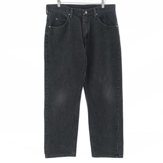 ラングラー(Wrangler)の古着 ラングラー Wrangler ブラックデニム テーパードデニムパンツ メンズw35 /eaa400235(デニム/ジーンズ)