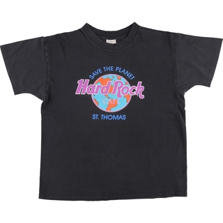古着 90年代 HARD ROCK CAFE ハードロックカフェ アドバタイジングTシャツ USA製 メンズL ヴィンテージ /eaa452310(Tシャツ/カットソー(半袖/袖なし))