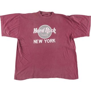 古着 90年代 HARD ROCK CAFE ハードロックカフェ アドバタイジングTシャツ メンズXL ヴィンテージ /eaa452347(Tシャツ/カットソー(半袖/袖なし))