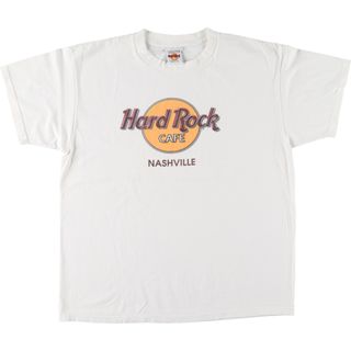 古着 90年代 HARD ROCK CAFE ハードロックカフェ アドバタイジングTシャツ USA製 メンズL ヴィンテージ /eaa452352(Tシャツ/カットソー(半袖/袖なし))