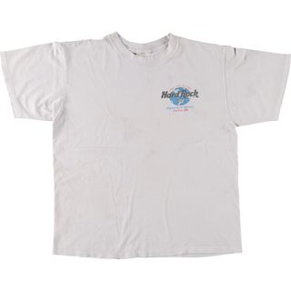 古着 90年代 HARD ROCK CAFE ハードロックカフェ バックプリント アドバタイジングTシャツ USA製 メンズL ヴィンテージ /eaa452356(Tシャツ/カットソー(半袖/袖なし))