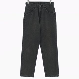 ラングラー(Wrangler)の古着 ラングラー Wrangler ブラックデニム テーパードデニムパンツ レディースL(w28) /eaa400243(デニム/ジーンズ)