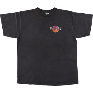 古着 90年代~ HARD ROCK CAFE ハードロックカフェ アドバタイジングTシャツ USA製 メンズXL ヴィンテージ /eaa452334(Tシャツ/カットソー(半袖/袖なし))