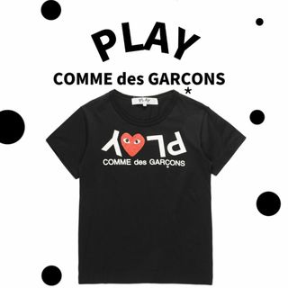 コムデギャルソン(COMME des GARCONS)のコムデギャルソン プレイ 赤いハートロゴ Tシャツ ホワイト SサイズQC(Tシャツ(半袖/袖なし))