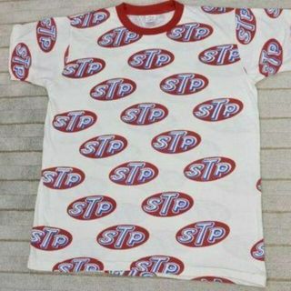 STP 70s Ｔシャツ ｃ6886 USA製 総柄 染込みプリント ビンテージ(Tシャツ/カットソー(半袖/袖なし))