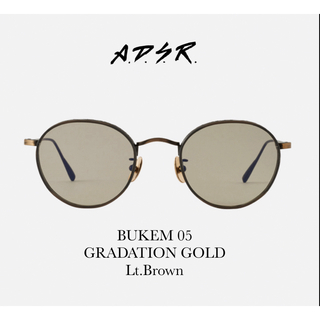 A.D.S.R. - 【極美品】 BUKEM 05 GOLD ライトブラウンレンズ 付属品オールセット