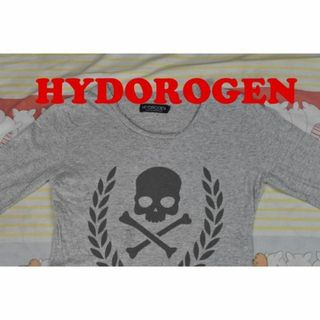 ハイドロゲン ドクロ Tシャツ 12416ｃHYDROGEN 綿１００％ 80(Tシャツ/カットソー(七分/長袖))