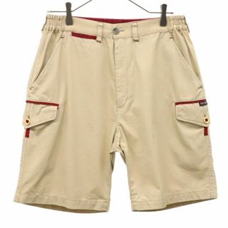 シナコバ(SINACOVA)のシナコバ カーゴショートパンツ S ベージュ×レッド SINA COVA メンズ(ショートパンツ)