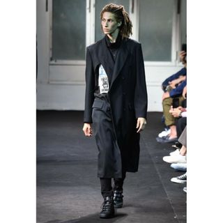 ヨウジヤマモト(Yohji Yamamoto)のYohji Yamamoto カッティングデザインジャケット(チェスターコート)