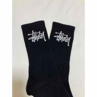 新品未使用　stussy ステューシー　ロゴハイソックス　セット販売　海外正規品(ソックス)