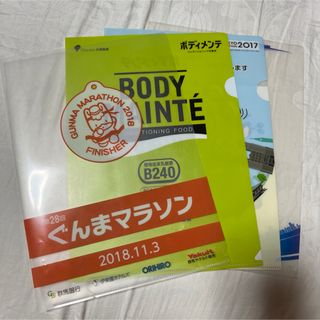 【在庫処分】マラソン関係クリアファイル4枚セット(キャラクターグッズ)