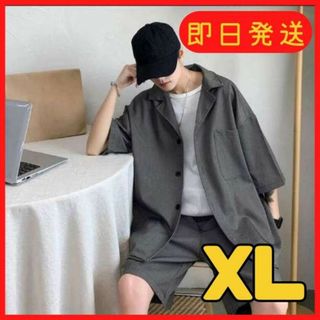 XL セットアップ ２点セット ファッションストリート系 ショーツ メンズ