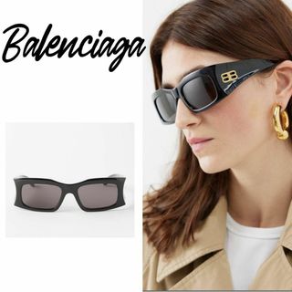 バレンシアガ(Balenciaga)のBALENCIAGA  スクエア サングラス ブラック BB0291S(サングラス/メガネ)