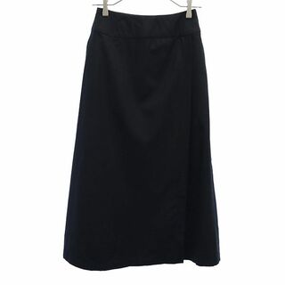 オブレロ 日本製 ウール ロングスカート 2 ブラック obrero レディース(ロングスカート)