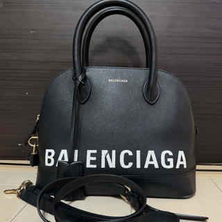 BALENCIAGA BAG - BALENCIAGA♥️バレンシアガ ビルトップハンドル  Ｓ黒  レザーバッグ
