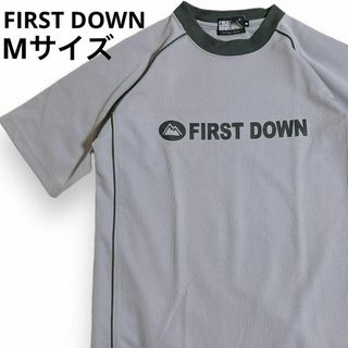 ファーストダウン(FIRST DOWN)のファーストダウン 半袖シャツ スポーツTシャツ 速乾 ジム ランニング ゴルフ(Tシャツ/カットソー(半袖/袖なし))