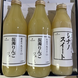 ツルヤ 国産 りんごジュース シナノスイート リンゴジュース りんご果汁100%