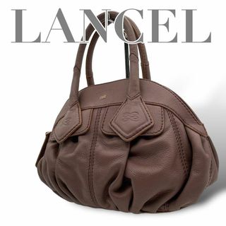 ランセル(LANCEL)の美品　LANCEL　ランセル　レディース　ピンク　ハンドバッグ　レザー　S3(ハンドバッグ)