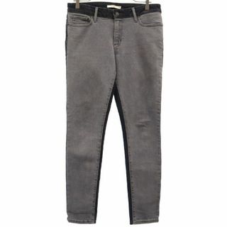 リーバイス(Levi's)のリーバイス 711 切替 切替 スキニーデニムパンツ W29 グレー Levi's ジーパン レディース(デニム/ジーンズ)