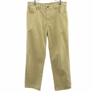 エルエルビーン(L.L.Bean)のエルエルビーン ストレートデニムパンツ W34 ベージュ L.L.Bean アウトドア メンズ(デニム/ジーンズ)