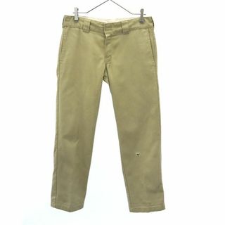 ディッキーズ(Dickies)のディッキーズ ロゴワッペン ワークパンツ ベージュ Dickies メンズ(ワークパンツ/カーゴパンツ)