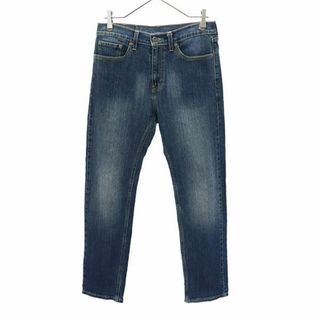 リーバイス(Levi's)のリーバイス 505 ロゴワッペン ストレートデニムパンツ W29 ブルー Levi's ジーパン メンズ(デニム/ジーンズ)