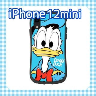 iPhoneケース iPhone12mini キャラクター ブルー 韓国 新品