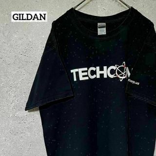 GILDAN ギルダン Tシャツ 半袖 企業 ロゴ オシャレ L(Tシャツ/カットソー(半袖/袖なし))