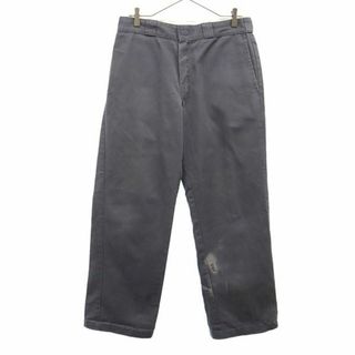 ディッキーズ(Dickies)のディッキーズ ロゴワッペン ワークパンツ W32 グレー Dickies メンズ(ワークパンツ/カーゴパンツ)