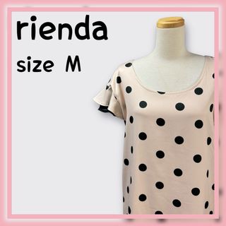 リエンダ(rienda)のrienda ドットワンピース(ミニワンピース)