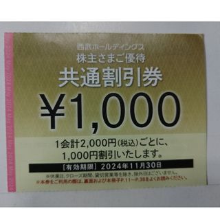 西武株主優待･共通割引券３０枚(オマケ有り)