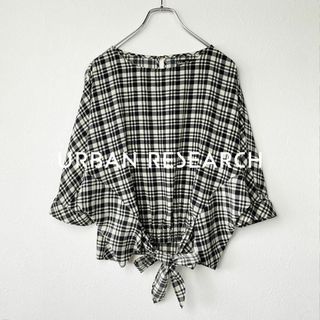 アーバンリサーチ(URBAN RESEARCH)の美品✨　URBAN RESEARCH　日本製　ドルマン　チェックシャツ　*231(シャツ/ブラウス(長袖/七分))