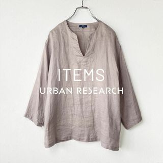 アーバンリサーチ(URBAN RESEARCH)のURBAN RESEARCH　七分袖　リネンシャツ　ゆったり　*237(シャツ/ブラウス(長袖/七分))