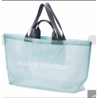 ディーンアンドデルーカ(DEAN & DELUCA)のDEAN & DELUCA　メッシュトートバッグ　ミントブルーBIGサイズ(トートバッグ)