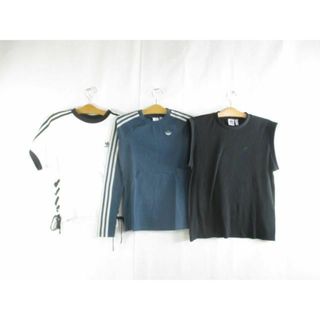  中古 アディダス adidas Tシャツ 半袖 長袖 ベスト 等 3点 L レディース(その他)