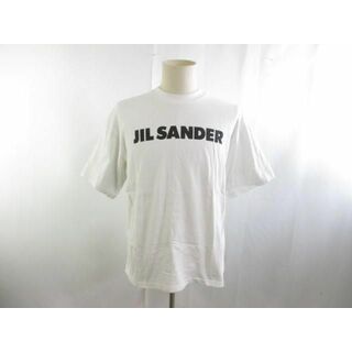  良品 ジルサンダー JIL SANDER Tシャツ 半袖 ロゴT S 白 ホワイト メンズ(Tシャツ/カットソー(半袖/袖なし))
