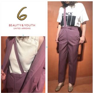 ロク(6 (ROKU))の6(ROKU) ワンショルダー　パンツONE SUSPENDERS PANTS(カジュアルパンツ)