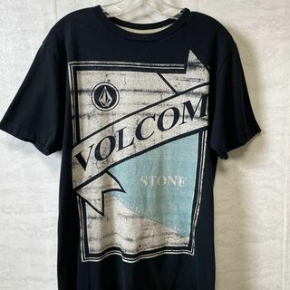 volcom - VOLCOM　ボルコム　半袖Ｔシャツ　サイズＬ　黒ブラック　メンズ　古着