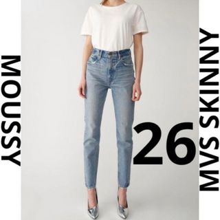 マウジー(moussy)の【美脚】 MOUSSY MVS SKINNY 26 デニム スキニー　ギャル(デニム/ジーンズ)