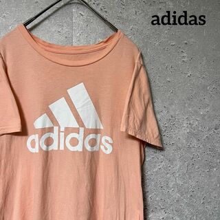アディダス(adidas)のadidas アディダス Tシャツ 半袖 ビッグロゴ スリーストライプ M(Tシャツ/カットソー(半袖/袖なし))