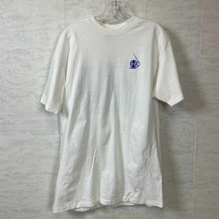 ビンテージ　シングルステッチ　サイズＸＬ　白ホワイト　ビンテージシャツメンズ古着(Tシャツ/カットソー(半袖/袖なし))