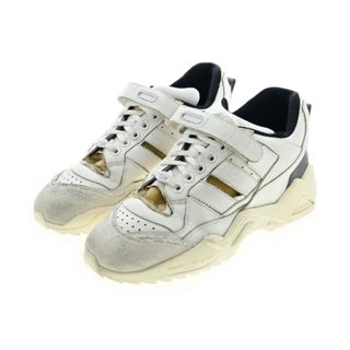 Maison Margiela スニーカー EU43(28cm位) 白xグレー 【古着】【中古】(スニーカー)