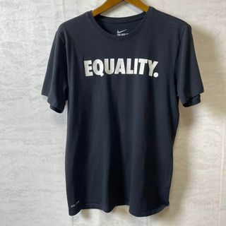 ナイキ(NIKE)のナイキNike　半袖Ｔシャツ　黒ブラック　サイズＭ　運動着　メンズ　古着(Tシャツ/カットソー(半袖/袖なし))