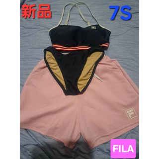 フィラ(FILA)のアウトレット価格‼️【新品】FILAレディース水着3点セット　7S　NV　PK(水着)