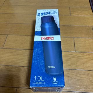 サーモス保冷炭酸飲料ボトル FJK-1000 ネイビー