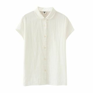 [SPRING SEAON] シャツ ブラウス レディース 半袖 トップス コッ(その他)