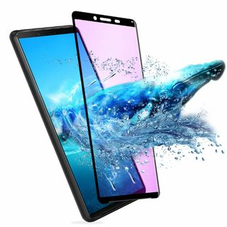 【色:ブルーライト[ブラック]-1枚セット_サイズ:Xperia 10 Ⅲ】【2(その他)