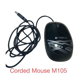 Corded Mouse M105 M105BK （ブラック）